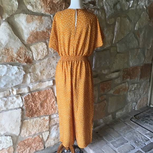 New! St. Remy Wide Leg Jumpsuit in Harvest Yellow - Picture 7 of 7
